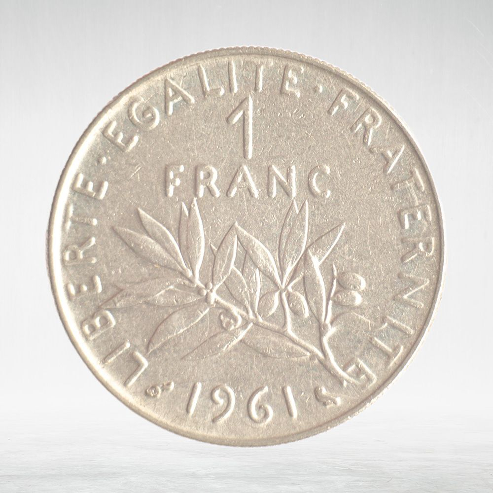 France, 1 Franc 1961 - Signature "O. Roty", VF