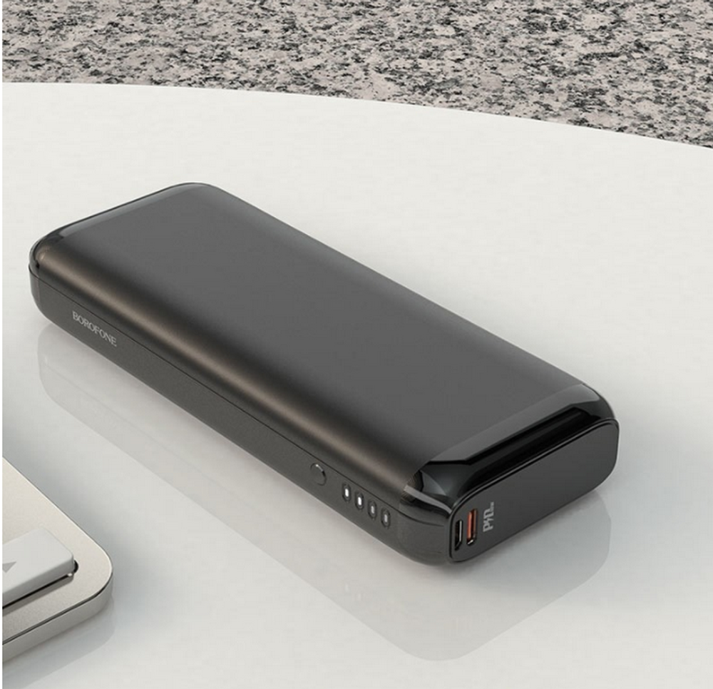 Портативный аккумулятор BOROFONE BJ1A 20000 mAh PD+QC3.0 (черный)