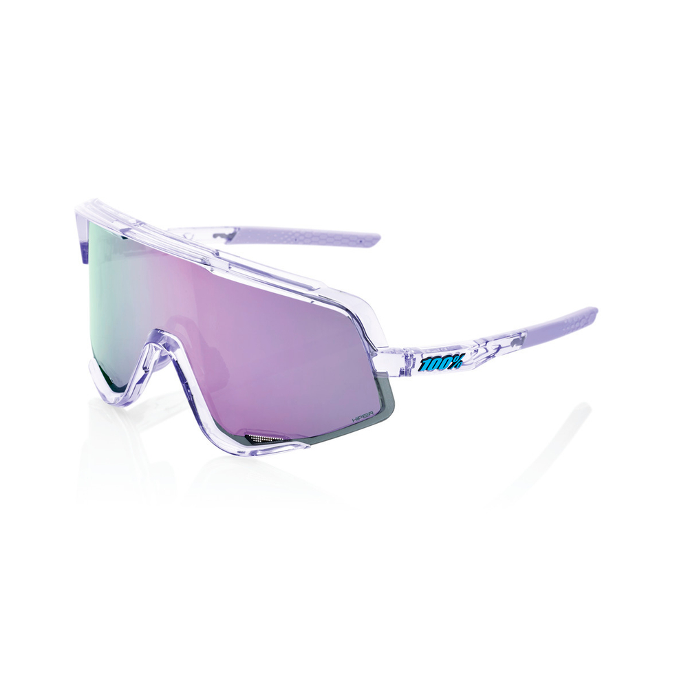 Спортивные очки 100% GLENDALE - Polished Translucent Lavender - HiPER Lavender Mirror Lens