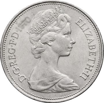 10 новых пенсов 1968-1981 Великобритания