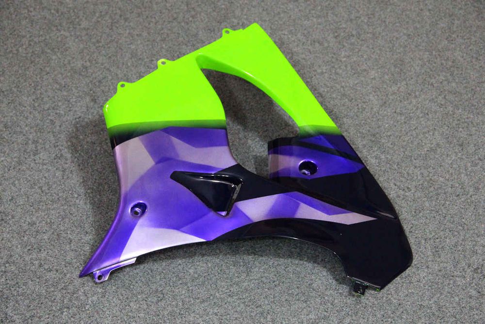 Комплект пластика для мотоцикла Kawasaki ZX-9R 98-99 Зелено-Фиолетовый