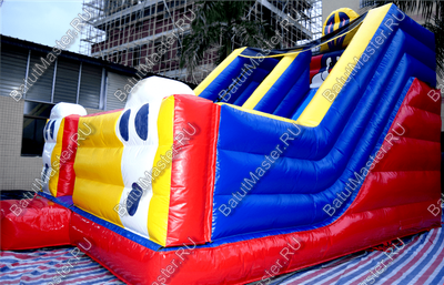 Детский надувной батут-горка "Зайка" 8*5*6 м