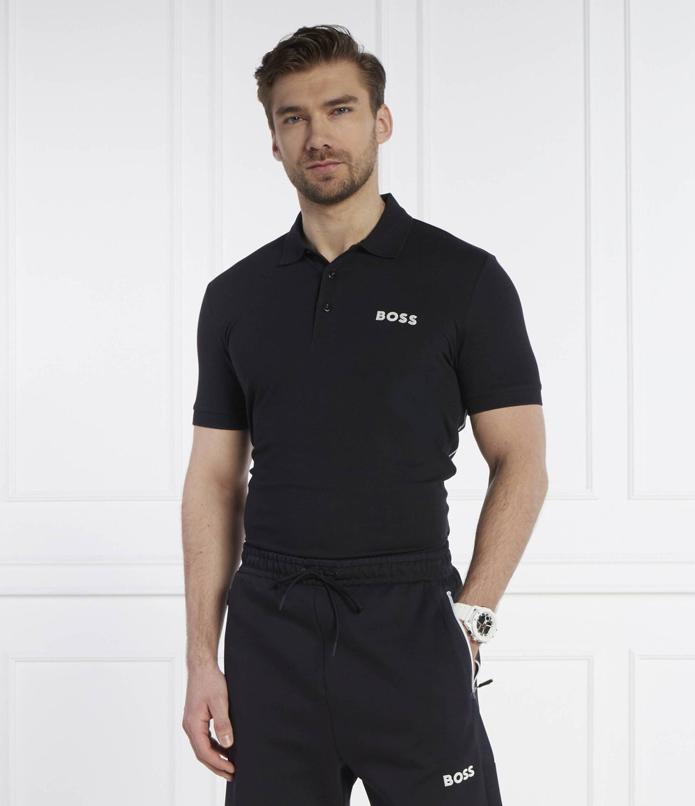 Поло Paule BOSS GREEN - темно-синий(50512789)