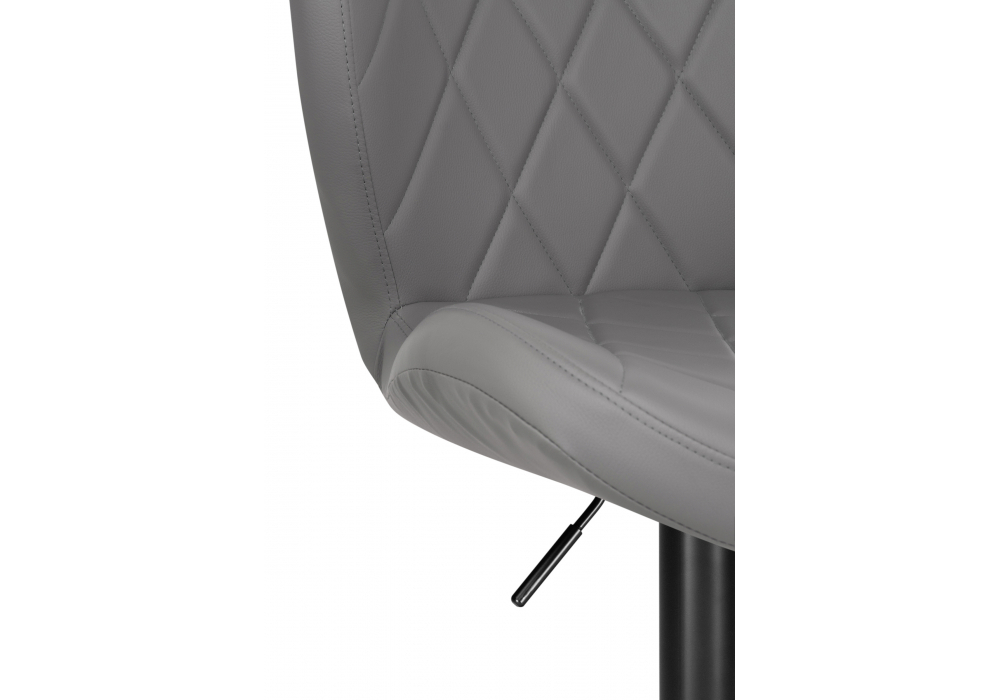 Барный стул Woodville Porch серый, черный, ножки черные