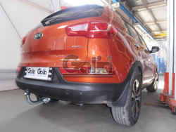 Фаркоп оцинкованный Galia H083A для Hyundai ix35 2010-2015, Kia Sportage 2010-2015(паспорт и сертификат в комплекте)(без электрики)