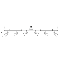 Спот ARTE Lamp A1677PL-6BK