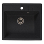 Мойка ML-GMS121 СТАНДАРТ прямоугольная, черный (308), 555*495*190мм