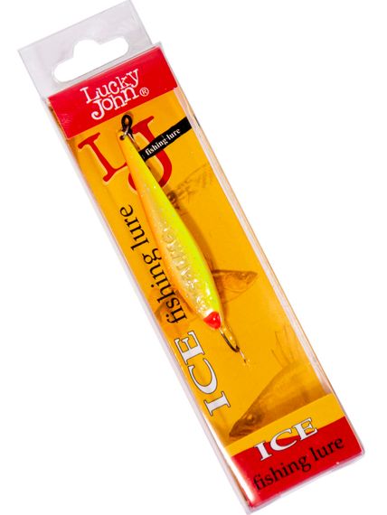 Блесна вертикал. зим. Lucky John MODEL S-2 c впаян. кр. 03.0г OR блистер