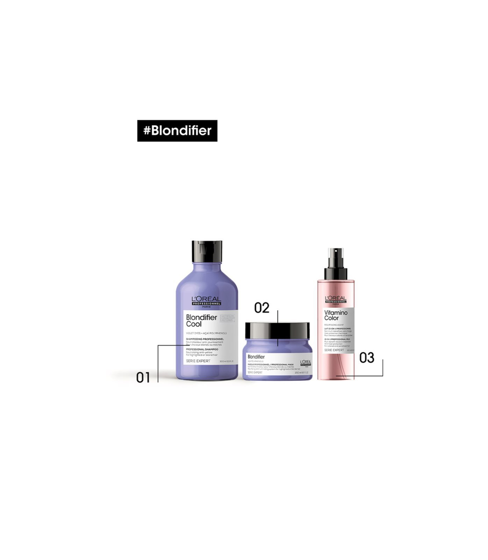 L’Oreal Professionnel Serie Expert Blondifier - питательная и восстанавливающая маска для светлых и балаяжных волос /   250  ml  / GTIN 3474636976034
