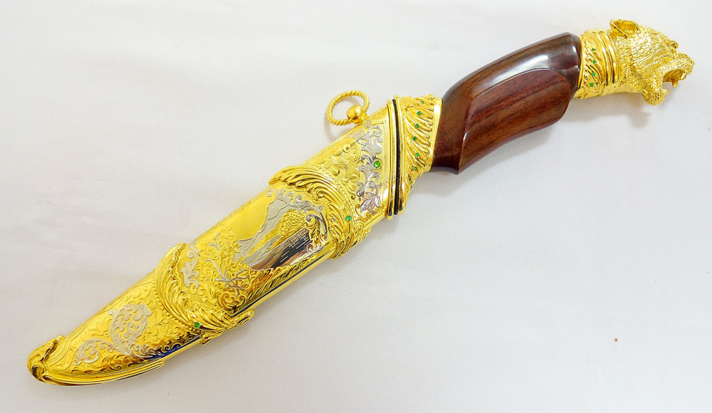 Дамасский нож "Пантера"