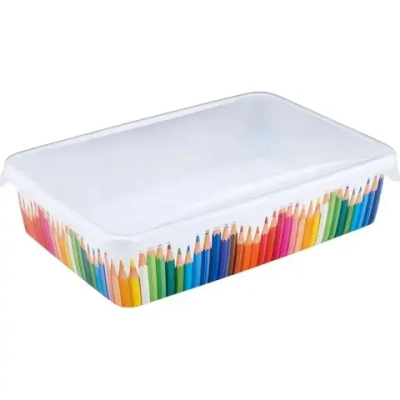 Лоток для мелочей Keeplex Trendy с крышкой малый 20,4х5,2см Карандашница