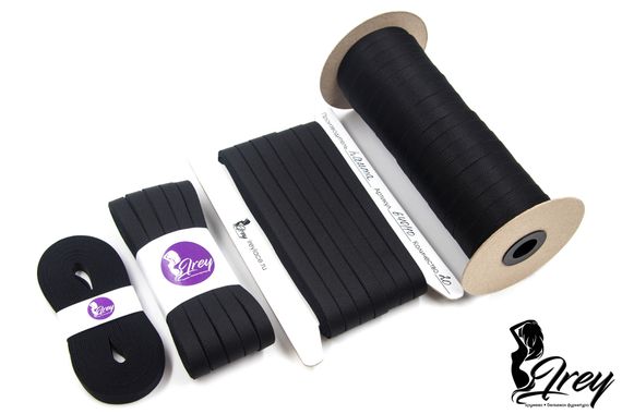 170 640/10 Бретель Lauma 10 мм, черный 170