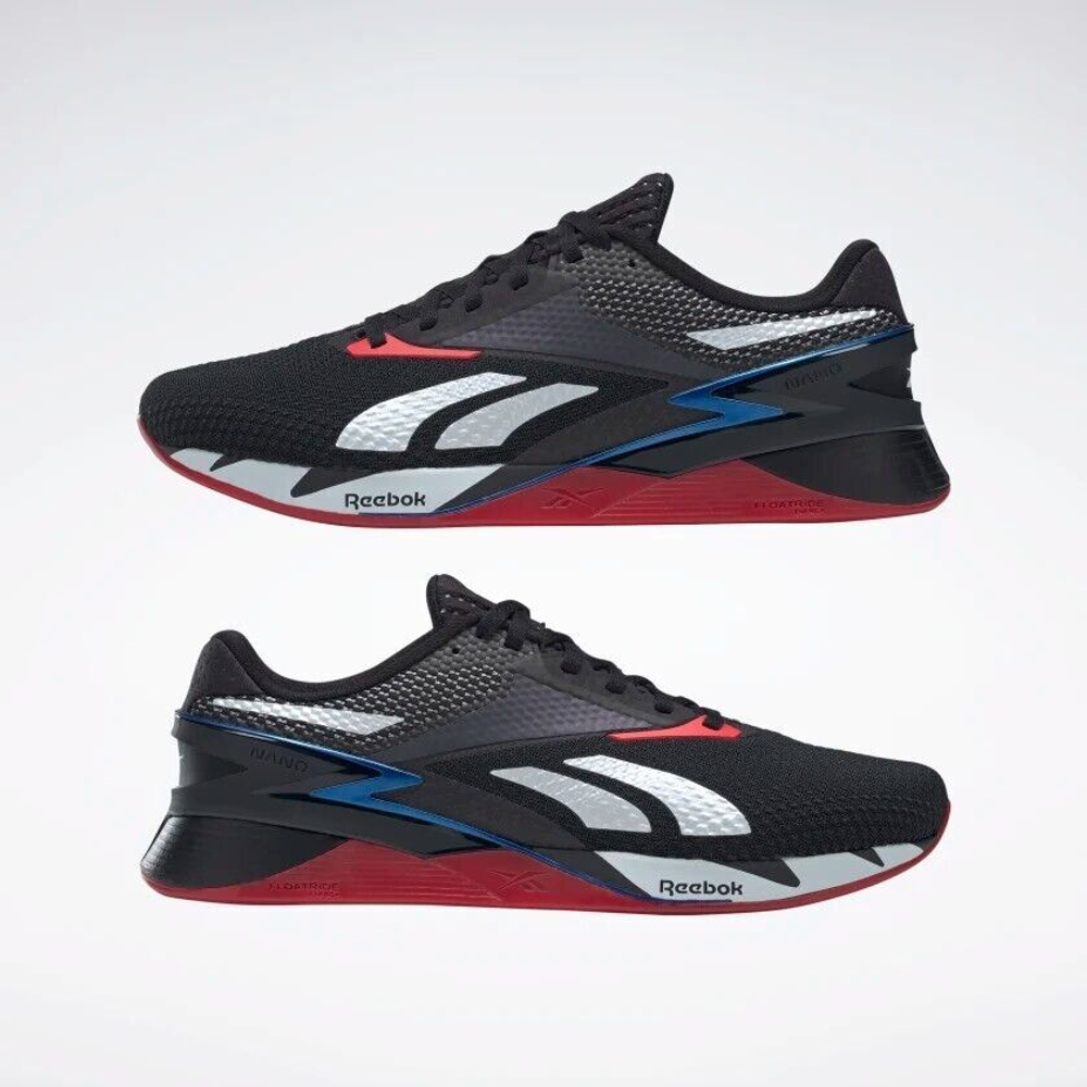 Кроссовки мужские Reebok Nano X3 (Черные)