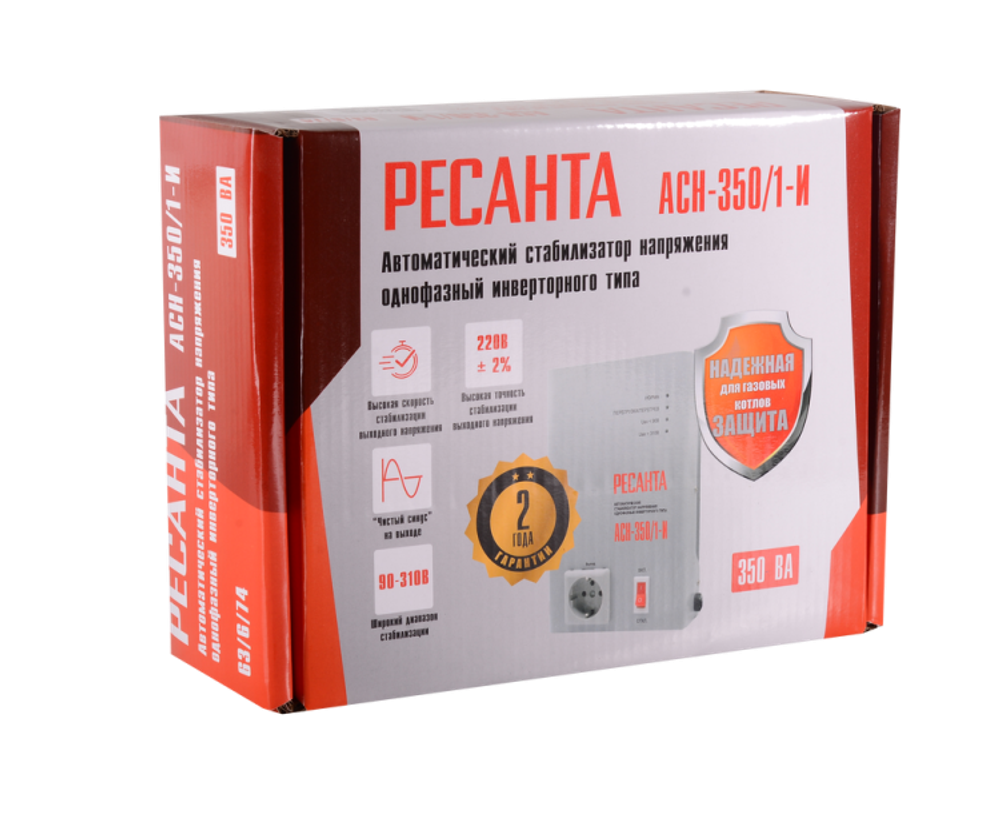 Стабилизатор напряжения АСН-350/1-И Ресанта