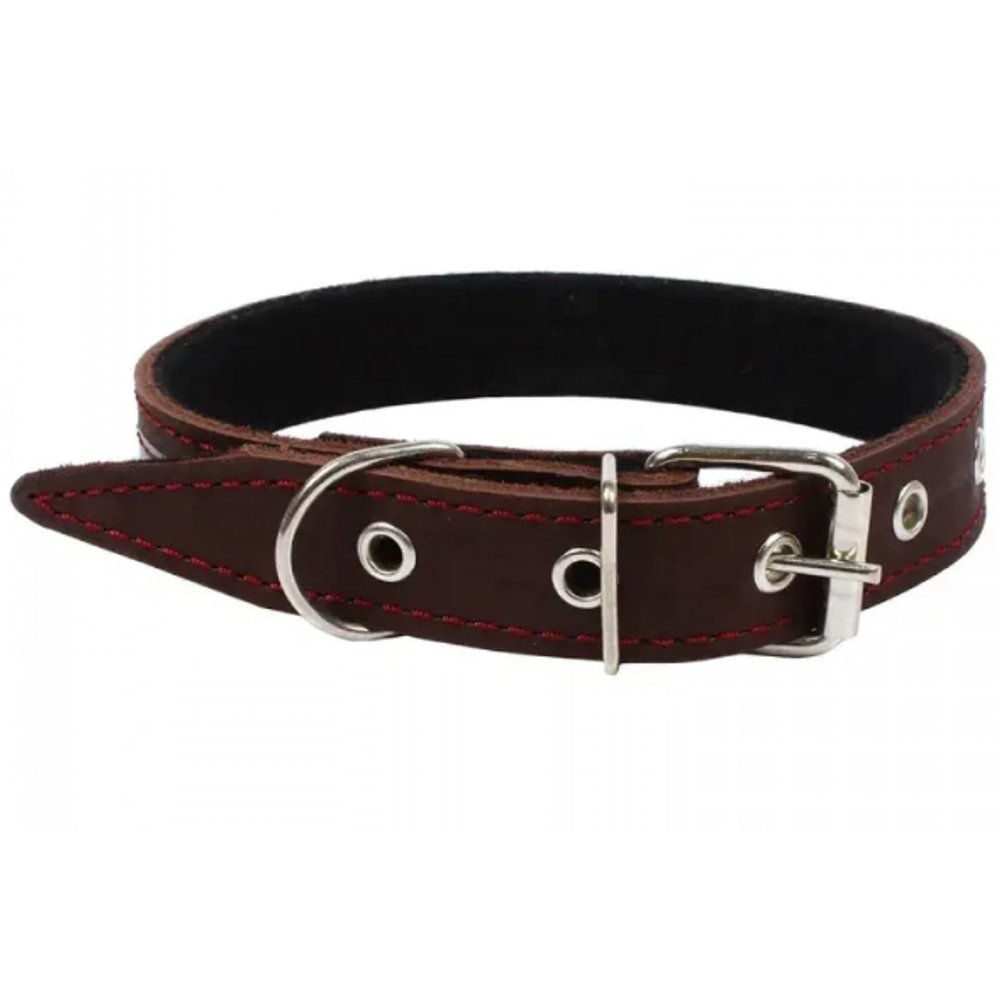 Ошейник кож. №30 в 2 кожи б/разм (55 см) rich breed
