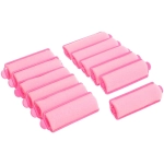 Бигуди поролоновые с зажимом 12шт, цвет розовый, d=20мм