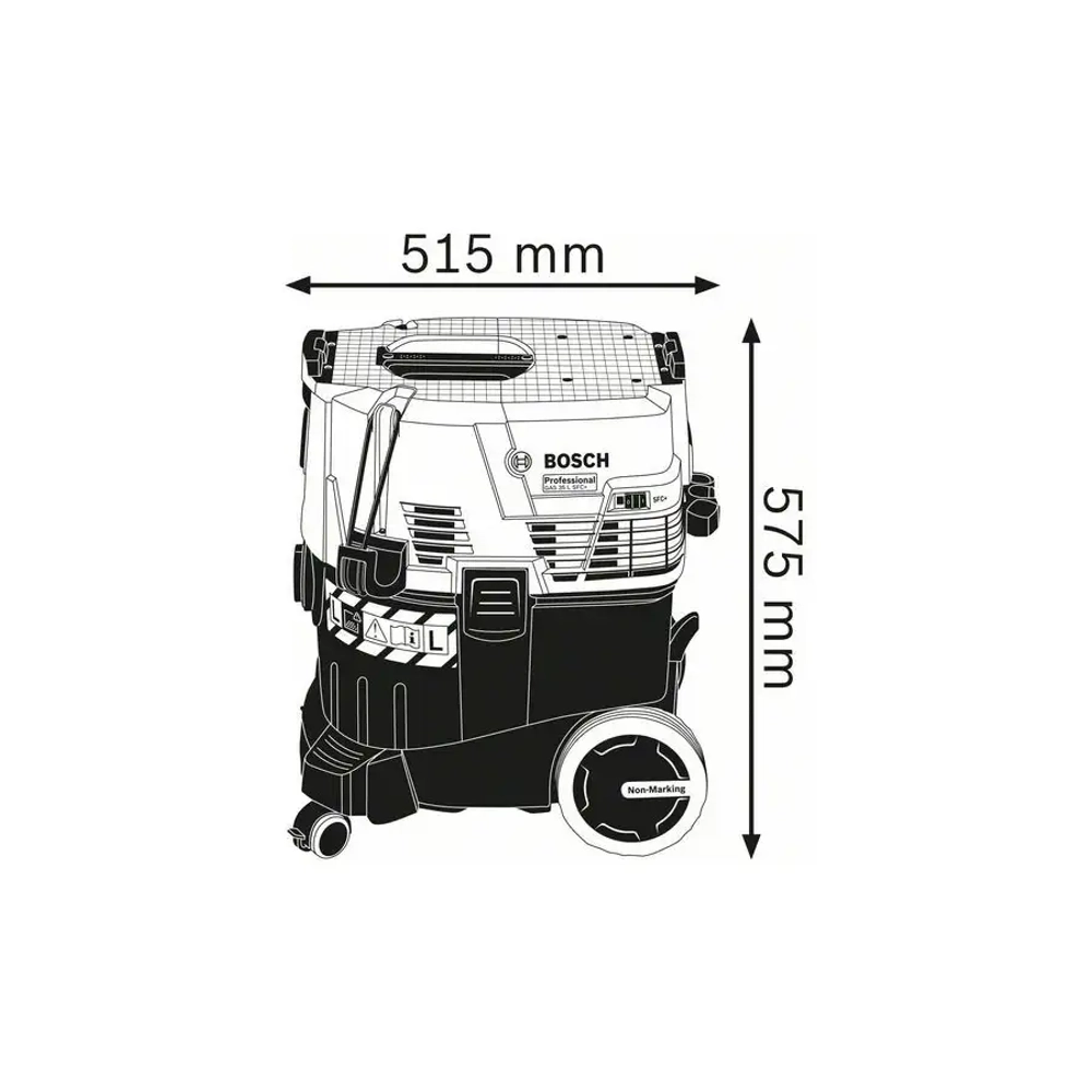 Профессиональный пылесос GAS 35 L SFC+ BOSCH 06019C3000