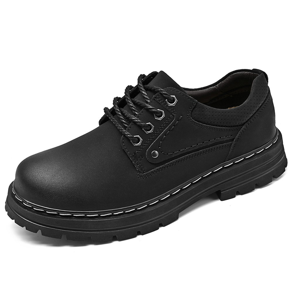 JINMAIWANG Work Boots Men"s Low top Black, Yellow