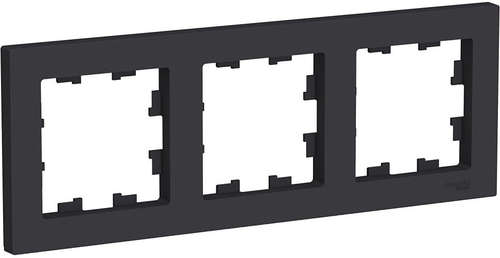 Рамка 3-м AtlasDesign универс. карбон