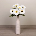 Цветы искусственные «Natur» 33см Герберы 7шт белые