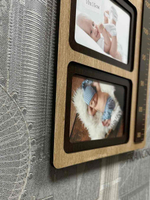 Фоторамка-ростомер на 4 фото