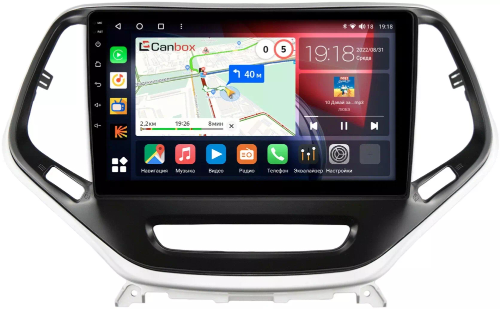 Магнитола для Jeep Cherokee 2014+ - Canbox 10-811 Qled, Android 10, ТОП процессор, SIM-слот