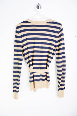 Кардиган Oodji в стильную полоску, визуально на 38 размер