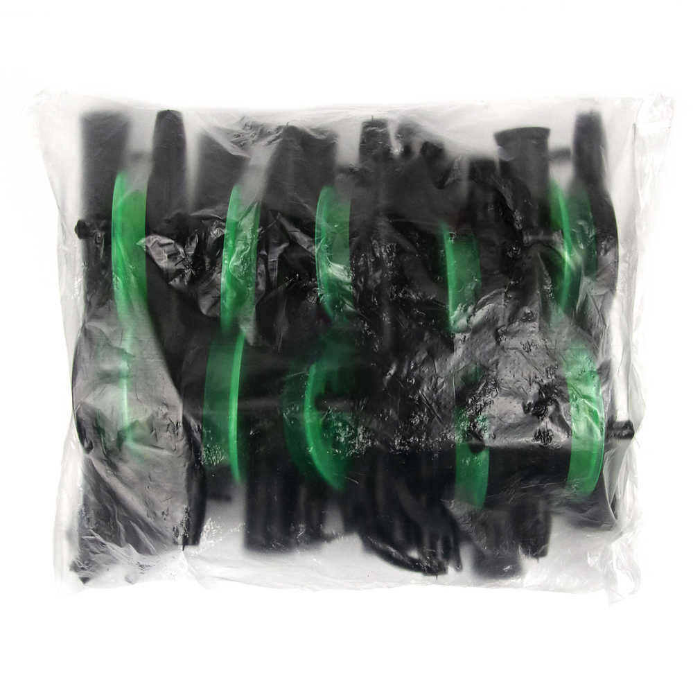 Зимняя удочка Три Кита Техно d-75, с пластиковой ручкой (хлыст стекловолокно), Зеленый