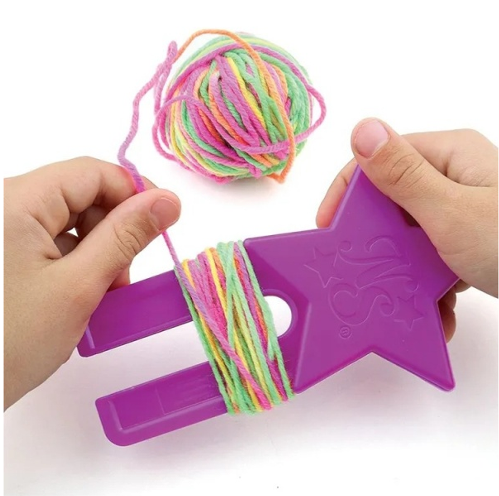 Набор для творчества Nebulous Star серия Paloma для создания поделок с цветными помпонами