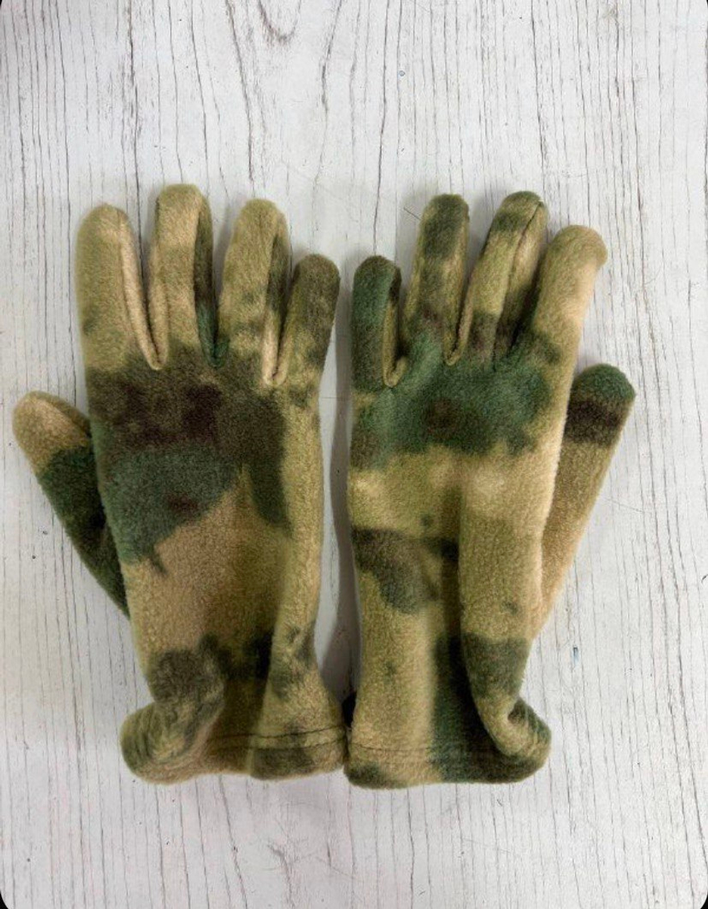 Перчатки флисовые мох