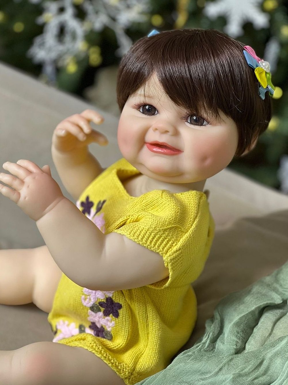 Кукла Реборн виниловая 55см в пакете (FA-563)