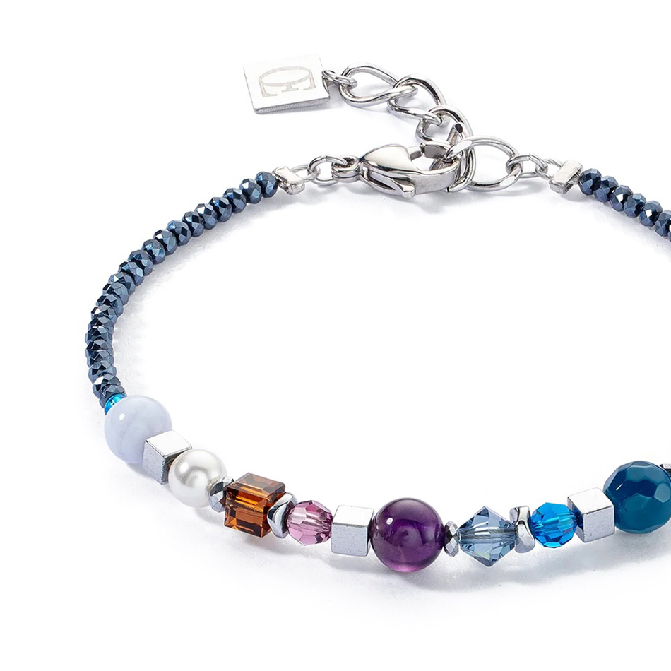 Браслет Coeur de Lion Purple-Blue 4345/30-0807