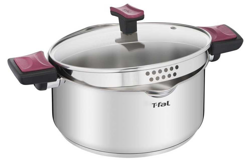 Набор посуды Tefal Cook&Clip 6 предметов 1,5/2,9/5л 16/20/24см G723S674