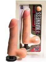 Насадка на трусики Harness с коннектором размера Medium Plus Size (Цвет: телесный)