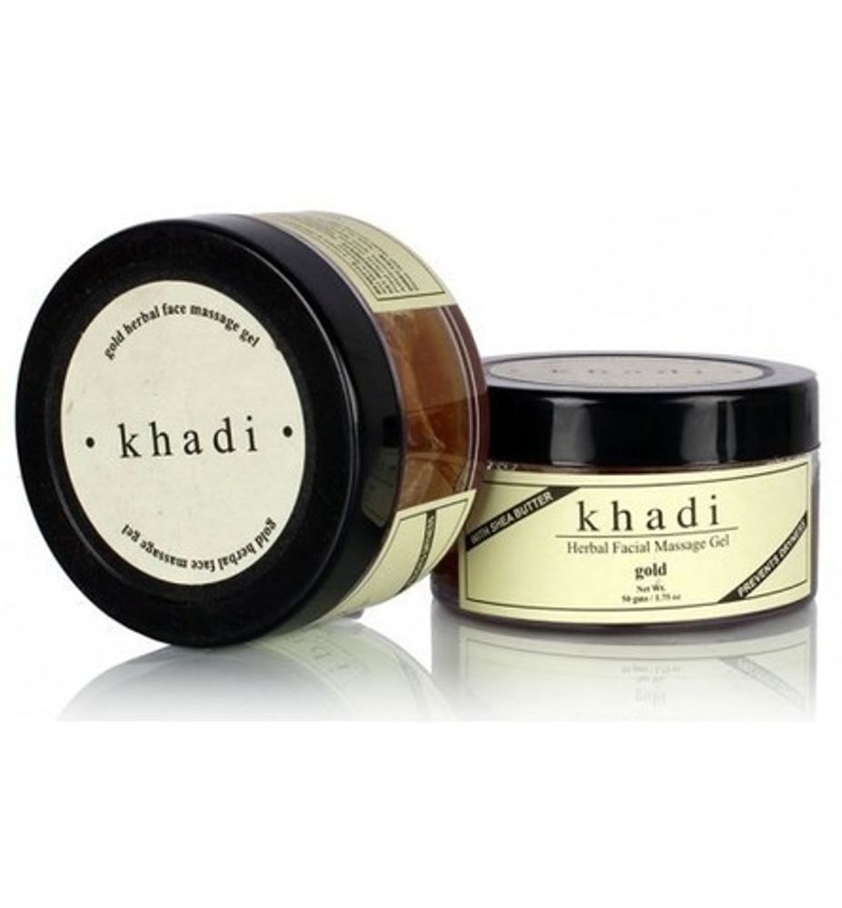 Крем для лица Khadi Natural Gold массажный обогащенный золотом и масло ши 50 г