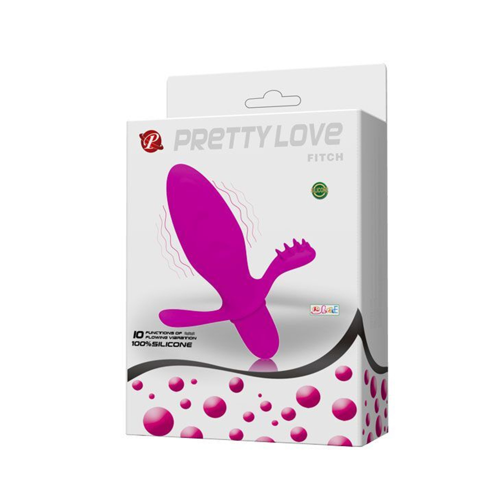 Анальная пробка Baile Pretty Love Fitch – вибрация, 13,3 см