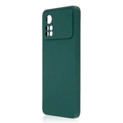 Силиконовый чехол Silicon Cover для Xiaomi Poco X4 Pro (Темно-зеленый)