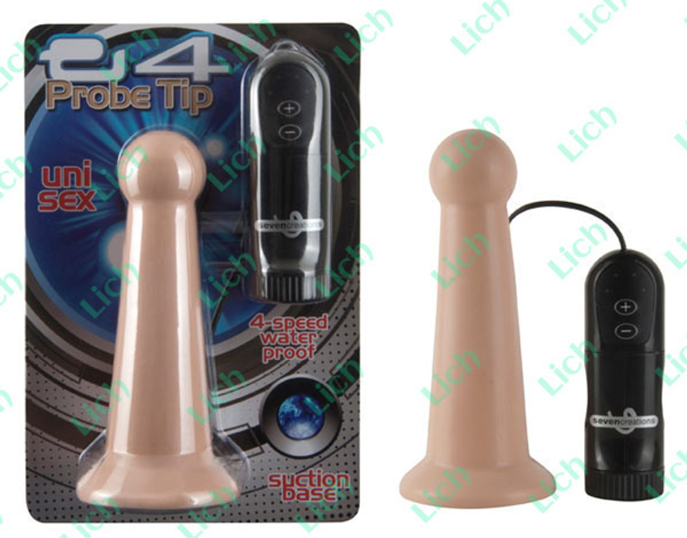 Анальная пробка для стимуляции простаты с вибратором, 10,5 см