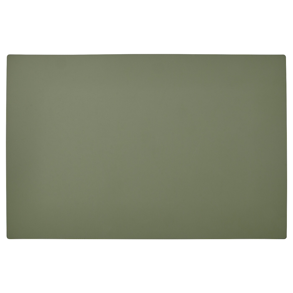 IKEA UTSÅDD  (ИКЕА УТСÅДД)  -  Коврик для миски, серо-зеленый, 33x50 см