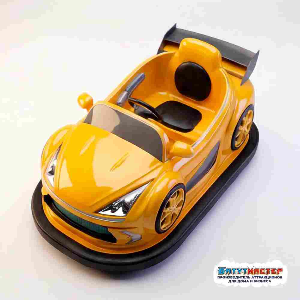 Бамперная электромашинка «Медовый Форсаж» для автодрома, современный корпус и подсветка