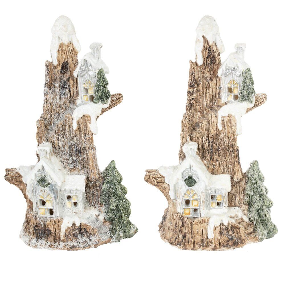 GAEM Фигурка декоративная "Домик" с подсветкой (LR44x2,прилаг) , L1, L12 W9 H20 см, 2в.