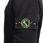 Мужской свитшот черный с патчем Город Горький