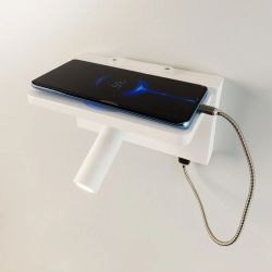 Citilux Декарт CL704370 LED USB QI Светильник поворотный Белый