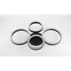 Светильник потолочный светодиодный Rivoli Flora 6191-201 LED 75Вт 3000-6000К чёрный с пультом