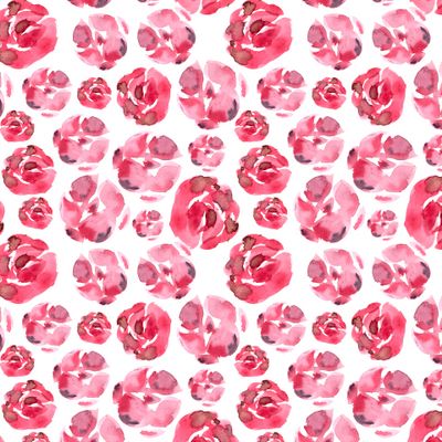 пионы и розы в акварели