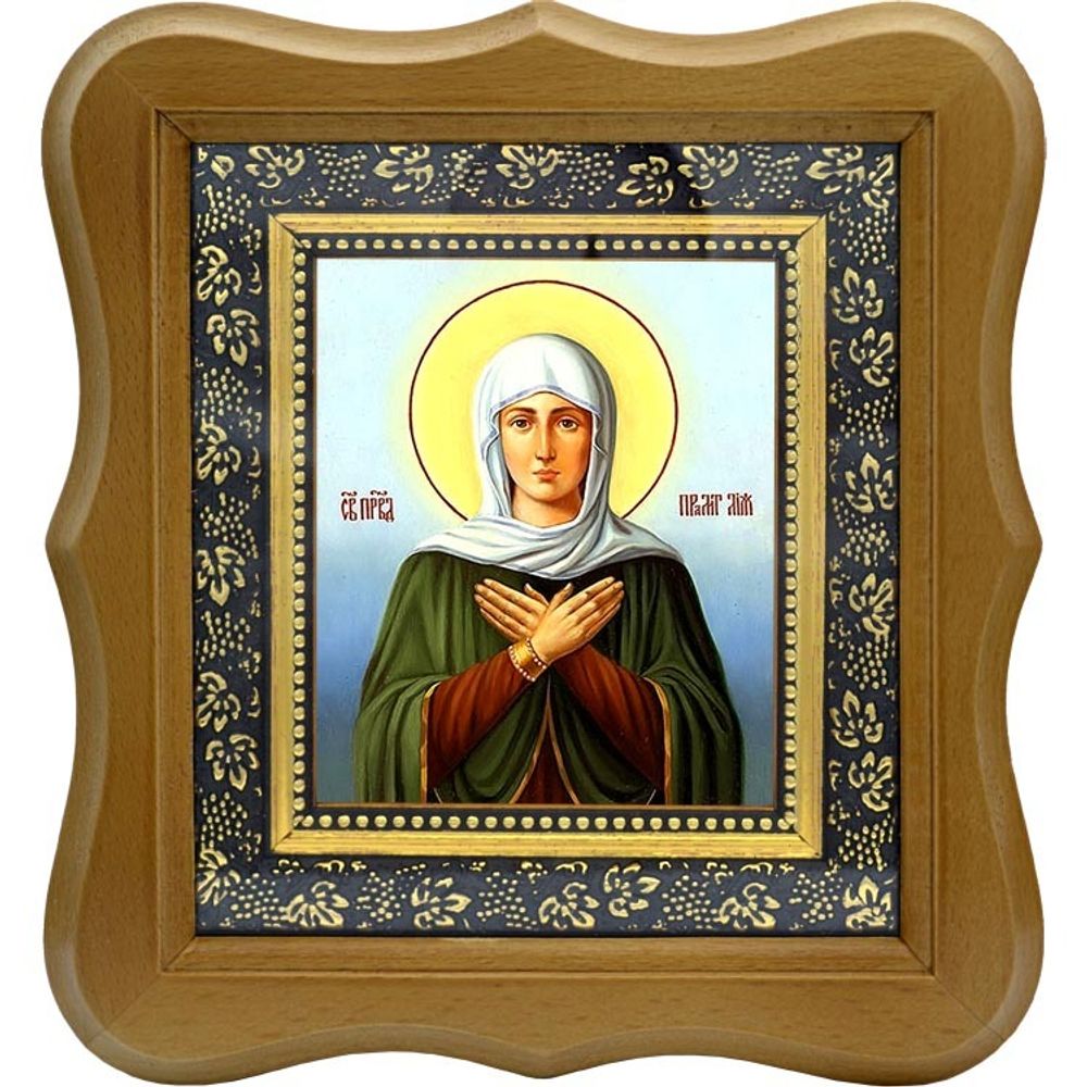 Лия Святая праведная праматерь. Икона на холсте.