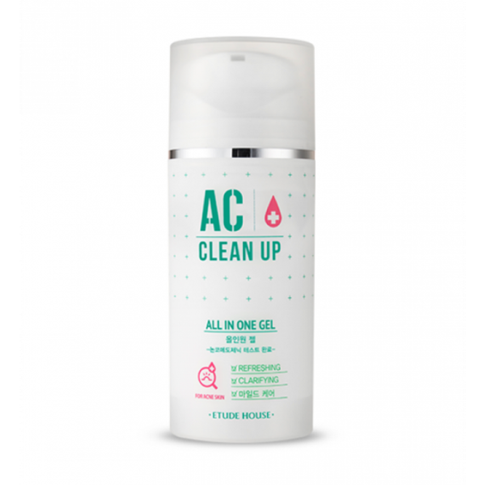 Etude House AC Clean Up All in One Gel универсальный гель для проблемной кожи