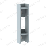 Полотенечница навесная 2 секции