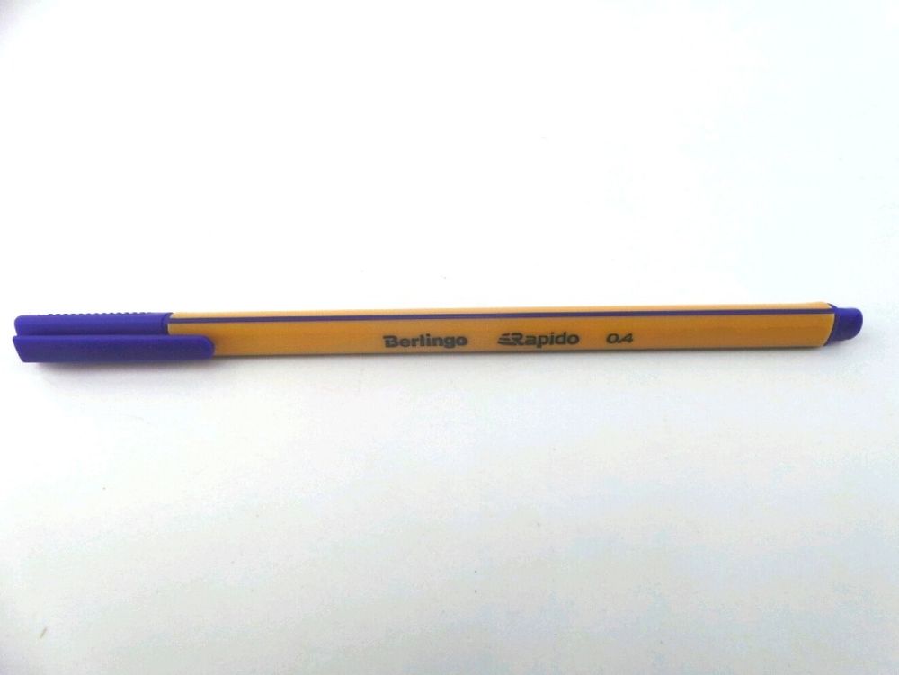 Ручка капиллярная линер БЕРЛИНГО 0,4 мм синяя Рапидо (CK_40101)