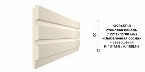 Декоративная панель Kr204SP-9/2.7